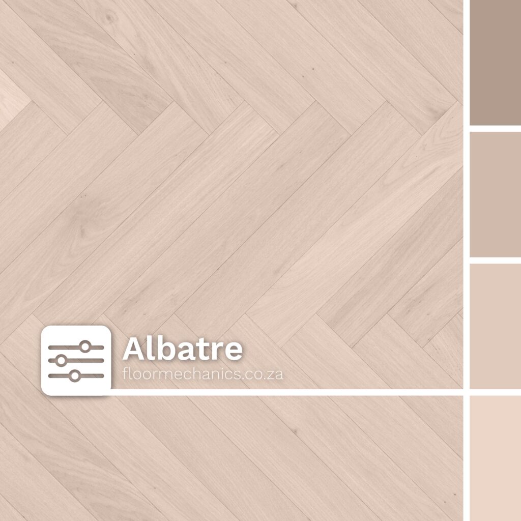 Albatre Calm Veneer Engineered Flooring 9.5 | Berry Alloc Parqwood Herringbone