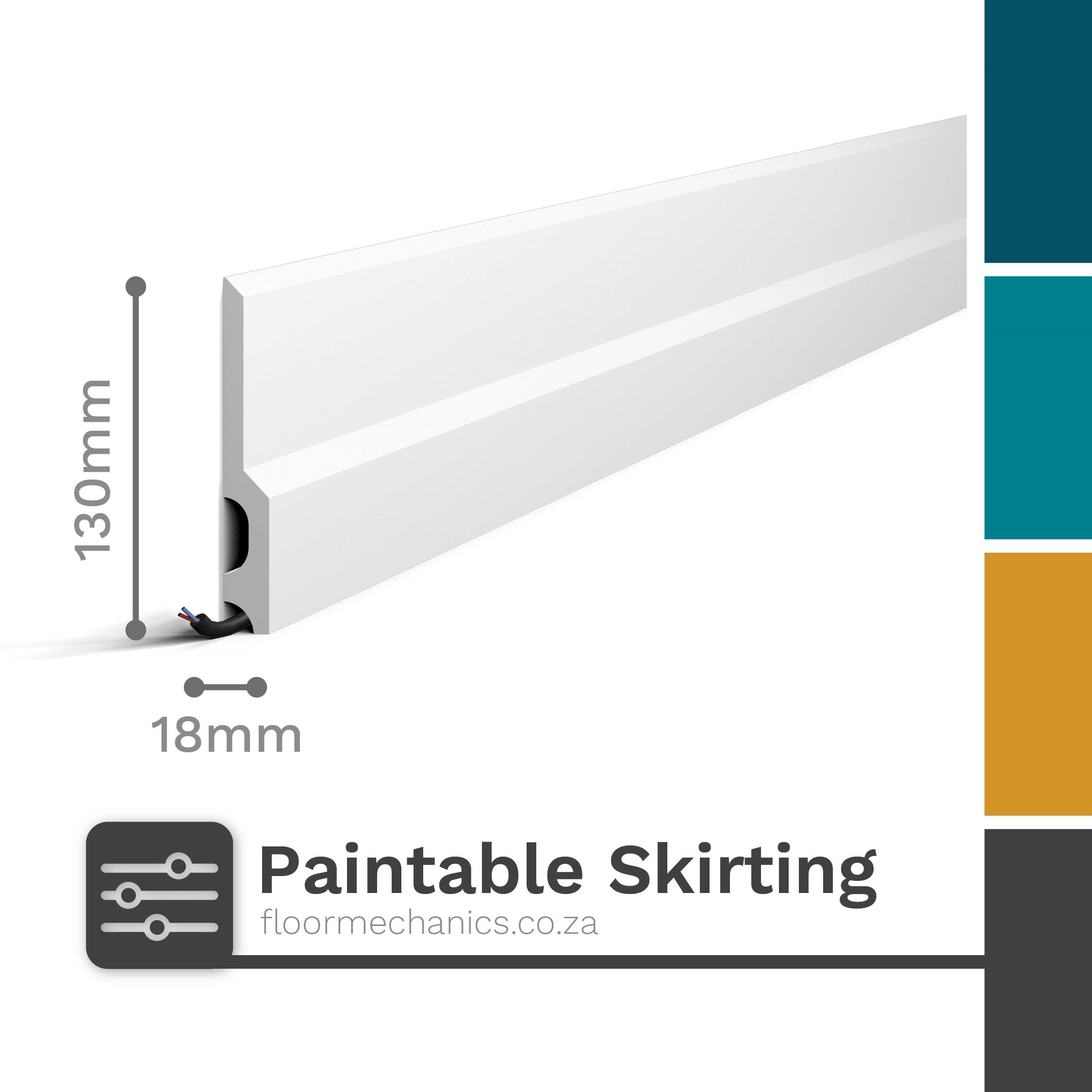 NMC Paintable Skirting FD22