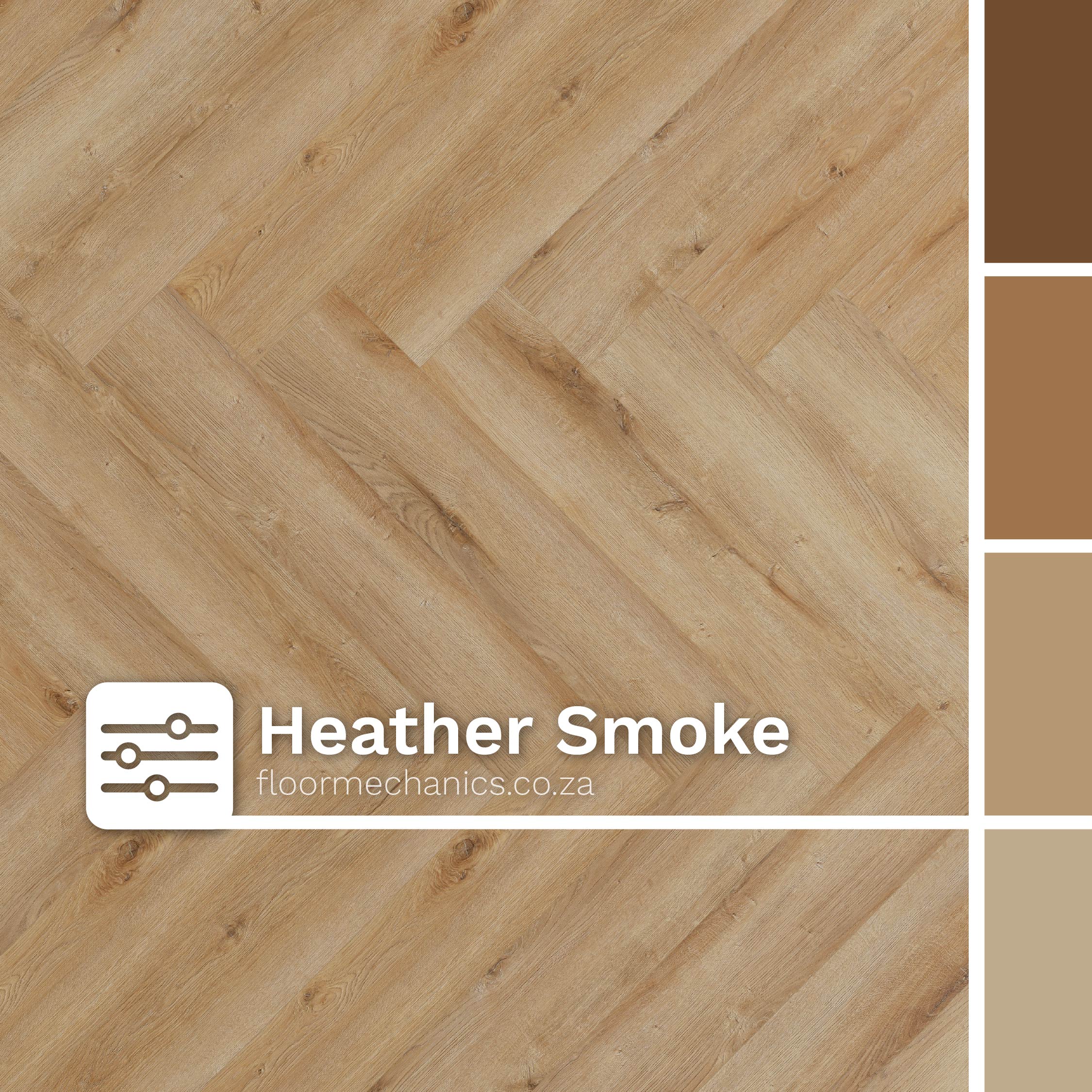 Heather Smoke LVT Vinyl Flooring | Green Touch Highlands Weave