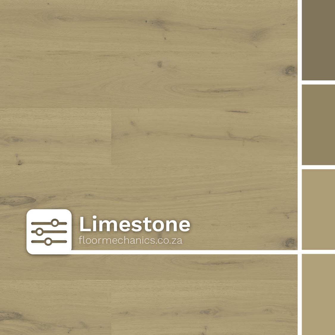 Limestone Engineered Flooring 14/3 | FinOak Atelier 190