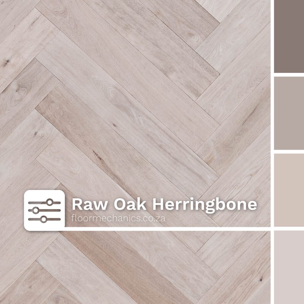Raw Oak Engineered Flooring 15/4 | FinOak Atelier Herringbone